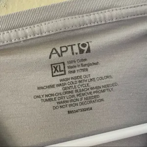 Apt.‎ 9 cotton short sleeved shirt summer top gears cars gray silver XL casual thumbnail 3