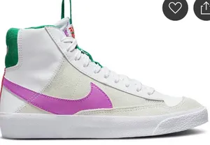 Nike blazer purple and green Youth tennis shoes size 6.5Y No major flaws thumbnail 10