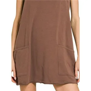Zenana Cami Mini Dress with Built-in Romper Liner‎ thumbnail 2