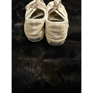 Flamingos Life Shoes Womens 39 / 8.5 White Canvas Walking Lace Trainers Sneakers thumbnail 3