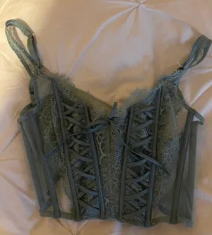 Victoria's Secret Seafoam Green Dream Angels Corset thumbnail 1