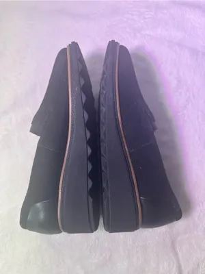 Clarks Black Suede Slip-On Wedge Mule thumbnail 8