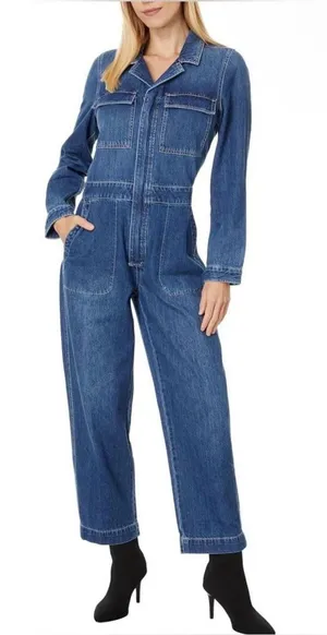 MADEWELL
Zip Front Iconic Denim Coverall thumbnail 1