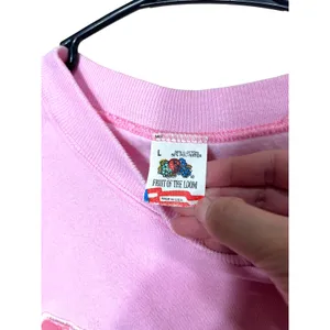 Vintage Grand Canyon Railway‎ Graphic Sweatshirt Pink Embroidered Souvenir L thumbnail 5