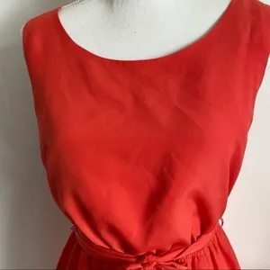 Gap • Red Tie Waist Above The Knee Sundress thumbnail 3