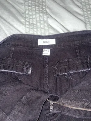 Forever 21 Black Cargo Pants thumbnail 3