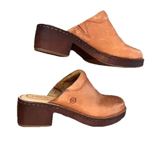 Born Women’s Mules‎ 6M Hilary Leather Comfort Brown thumbnail 4
