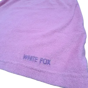 White Fox Pink Terry Cloth Mini Skirt Lined Casual XS Feminine y2k beach‎ thumbnail 2