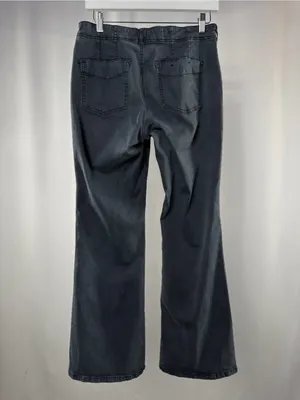Pilcro Anthropologie Flare Pants in Blue Size 28 thumbnail 5