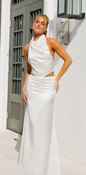 Coco Lily two piece silk set thumbnail 1
