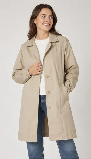 Piazza Sempione Beige Belted Trench Coat 6 thumbnail 1