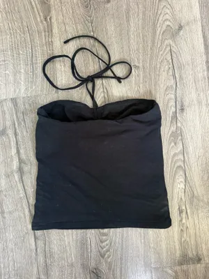 Aritzia TNA Black Halter Neck Tank Top  thumbnail 3