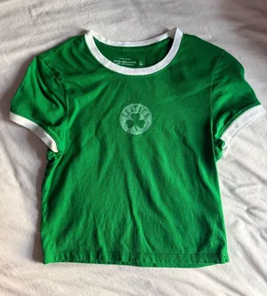 Abercrombie Celtics crop top thumbnail 1