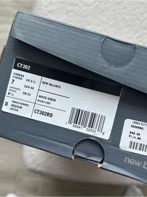 New Balance White & Sage Green Platform Sneakers thumbnail 3
