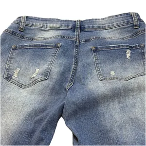 Distressed Heart Patch Jeans Cute Y2K Aesthetic Denim Ripped Straight Leg Pant M thumbnail 15