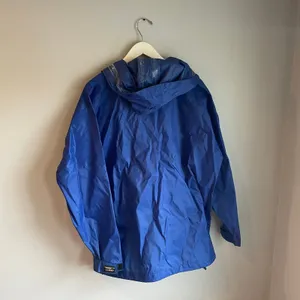 Vintage 90s L.L.Bean Cobalt Blue Woman's Raincoat Heritage Countryside size XL thumbnail 2