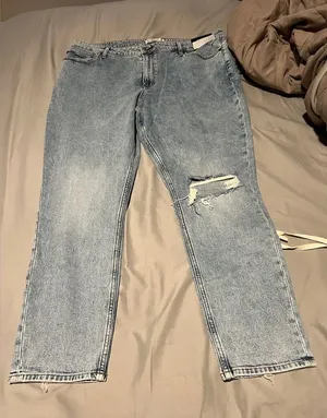 NWT Abercrombie and fitch curve love the skinny high rise‎ jeans 34 thumbnail 1