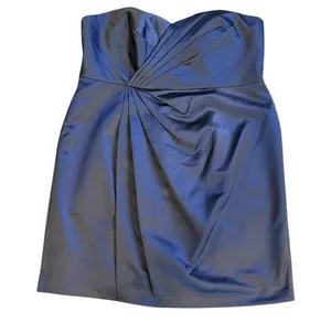 David’s Bridal Pewter Formal Dress thumbnail 1