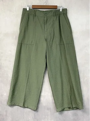 Standard Surplus Womens Wanderer Wide Leg Crop Pants Size L Minimal Coastal thumbnail 1