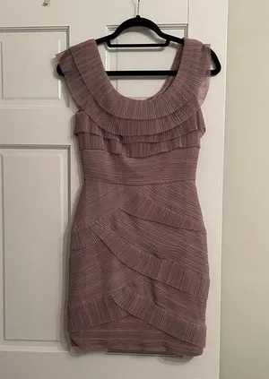 BCBG Max Azria Women’s Ruffled Mini Dress thumbnail 1