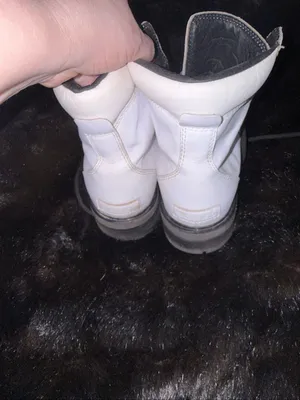 Sorel Lennox Lace STKD Boots 8.5 Combat Ankle Top Comfort NL4843-100 White thumbnail 3
