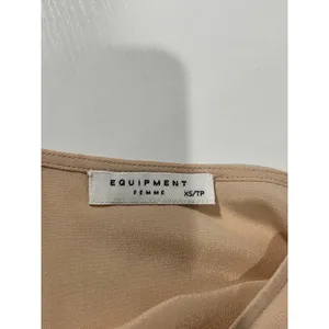 Equipment Femme Silk Camisole Top XS Neutral Beige Adjustable‎ Straps thumbnail 8