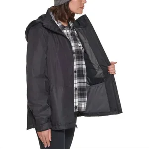 BASS OUTDOOR🦎Firebird Trail Rain Jacket🌵 Black thumbnail 3