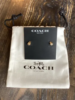 Coach Ladybug Mini Stud Earrings thumbnail 1