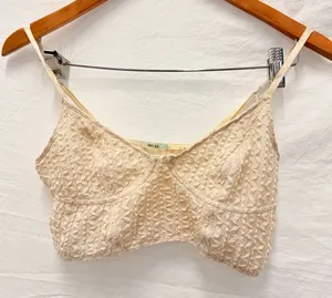 Kimchi Blue‎ Cream Cottagecore Tank Top Small Fairy Tinkerbell thumbnail 1