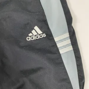 Adidas Track Pants Womens Small Black‎ Gray 3 Stripe Ankle Zip Running Training thumbnail 2