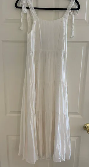 Lulus White Maxi With Lace thumbnail 3