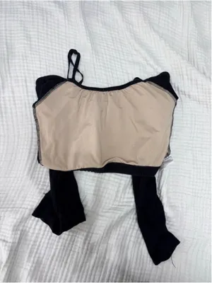 Women's Costume Gallery Black Crop Top Dance Costume "That's Right" M thumbnail 9