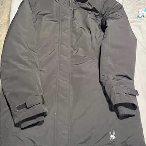 Spyder Men's Dark Coat with Logo thumbnail 1