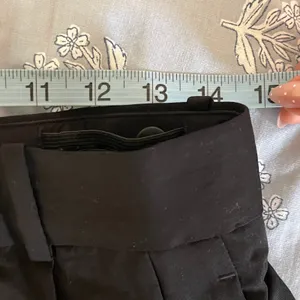 COS Womens Black High Waisted Wide Leg Pleated Trousers Adjustable Waist Size 6 thumbnail 8