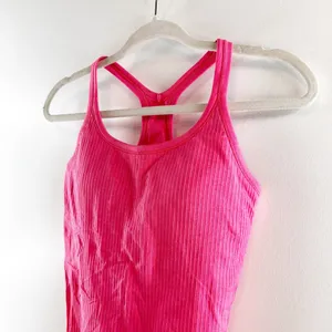 Lululemon Ebb to Street Ribbed Racerback Tank Top Lip Gloss Pink 6 thumbnail 8