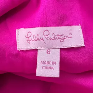 Lilly Pulitzer Clove Dress Size 6 Pink Cheetah Print Sleeveless Preppy Bold thumbnail 12
