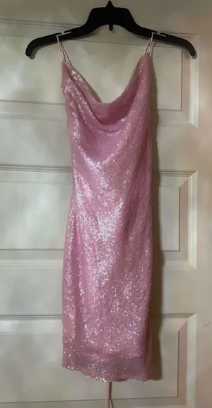 Hello Molly Bond Girl Dress Baby Pink thumbnail 2