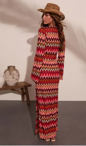 Vici Crochet Maxi Dress  thumbnail 3