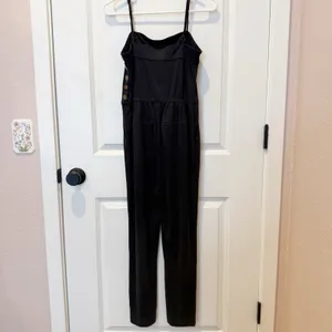 Anthropologie Womens Modal Ribbed Jumpsuit Size XS Minimalist Casual Beach Soft‎ thumbnail 4