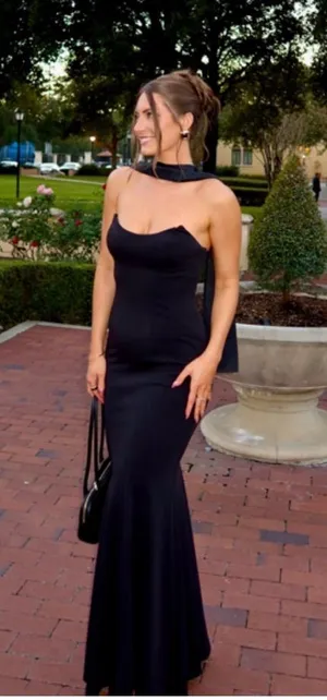 Katie May Raven Strapless Evening Gown thumbnail 1
