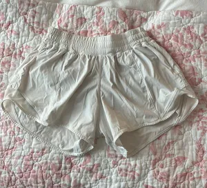 Lululemon White Hotty Hot Shorts 4” thumbnail 1
