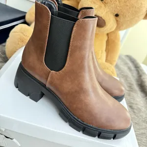 Women Carcuume Leather Boots Size 7.5 thumbnail 1
