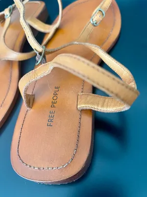 Free People Leather Sandals 8 thumbnail 4