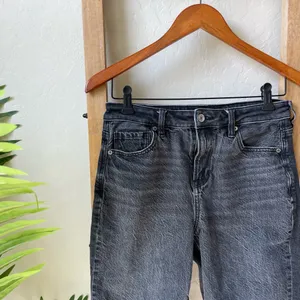 American Eagle Outfitters Mom Jean Black Wash Jeans thumbnail 2