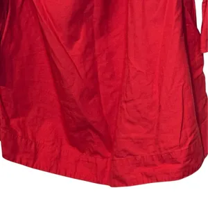 Free People Womens Dress Fleur Du Jour Embroidered Mini Off Shoulder Red Small thumbnail 3