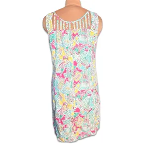 Lilly Pulitzer Camden Dress In The‎ Beginning Pastel Pink Blue Sleeveless Resort thumbnail 5