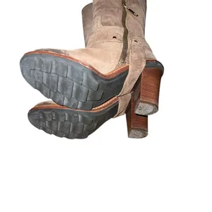 Talbots Tan Suede Tall Sallie Harness Boots Size 5 1/2 B thumbnail 5