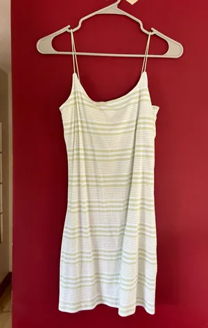 American Eagle Knit Square Neck Mini Dress thumbnail 1