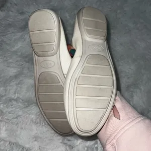 Coach Women's Cream Leather Loafers size Women’s US 9.5 Work Shoe thumbnail 5
