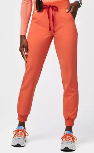 FIGS Women's Size M High Waisted Zamora Yoga Jogger Scrub Sunset Drift Pants thumbnail 1